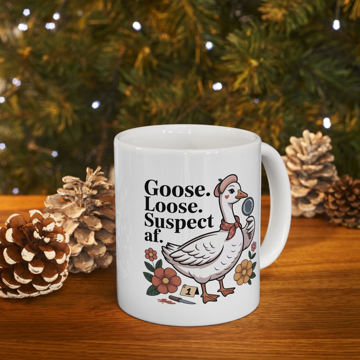 Honk if You're Guilty Ceramic Mug
