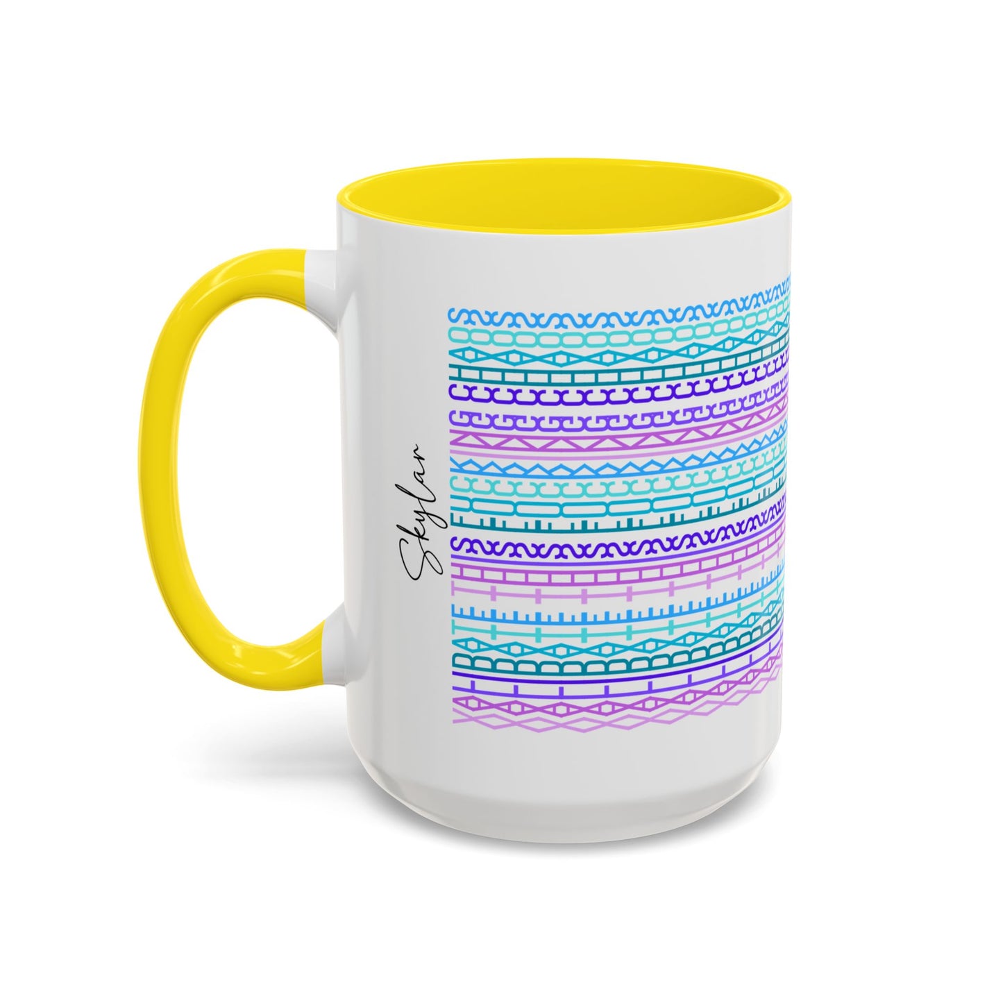 Validate This F**ing Chaos – Hidden Message Mug (Colorful Text)