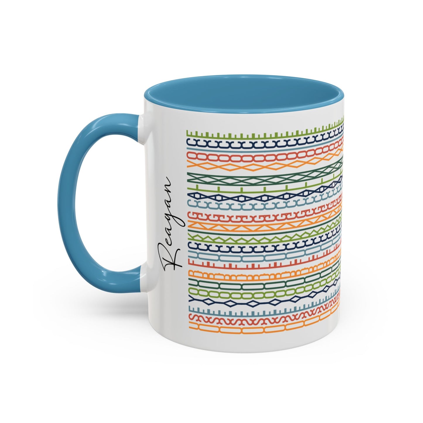 Use Your F**ing Calm Voice – Hidden Message Mug (Colorful Text)