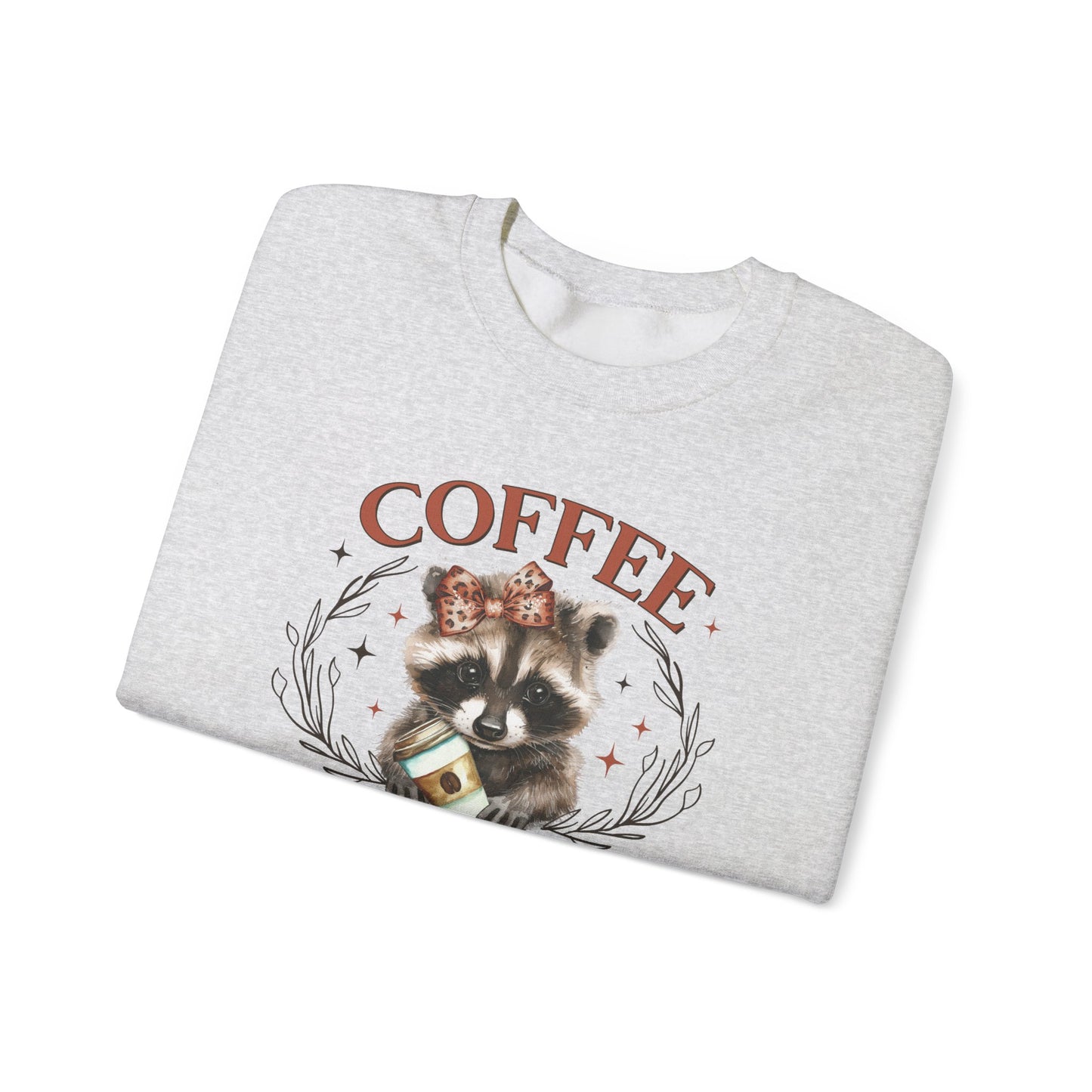 Nicer With Coffee Crewneck Sweatshirt