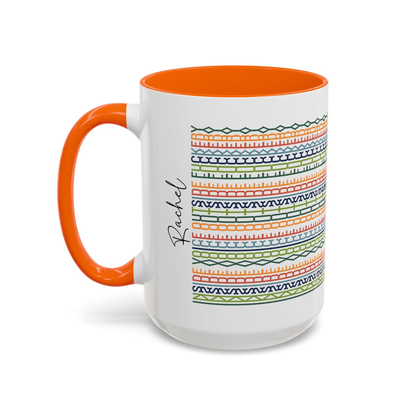 Inside Voice, Outside F**kery – Hidden Message Mug (Colorful Text)