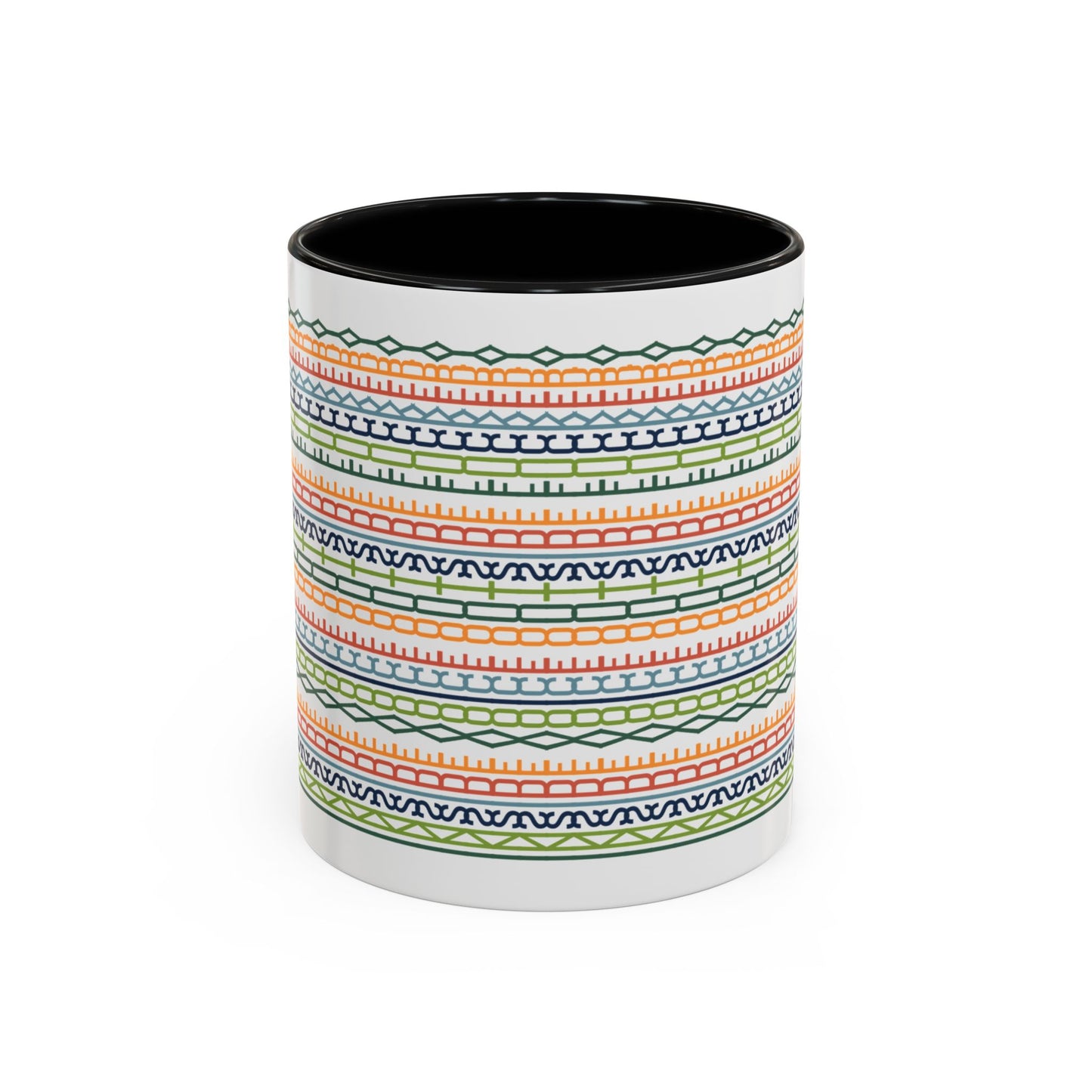 Inside Voice, Outside F**kery – Hidden Message Mug (Colorful Text)