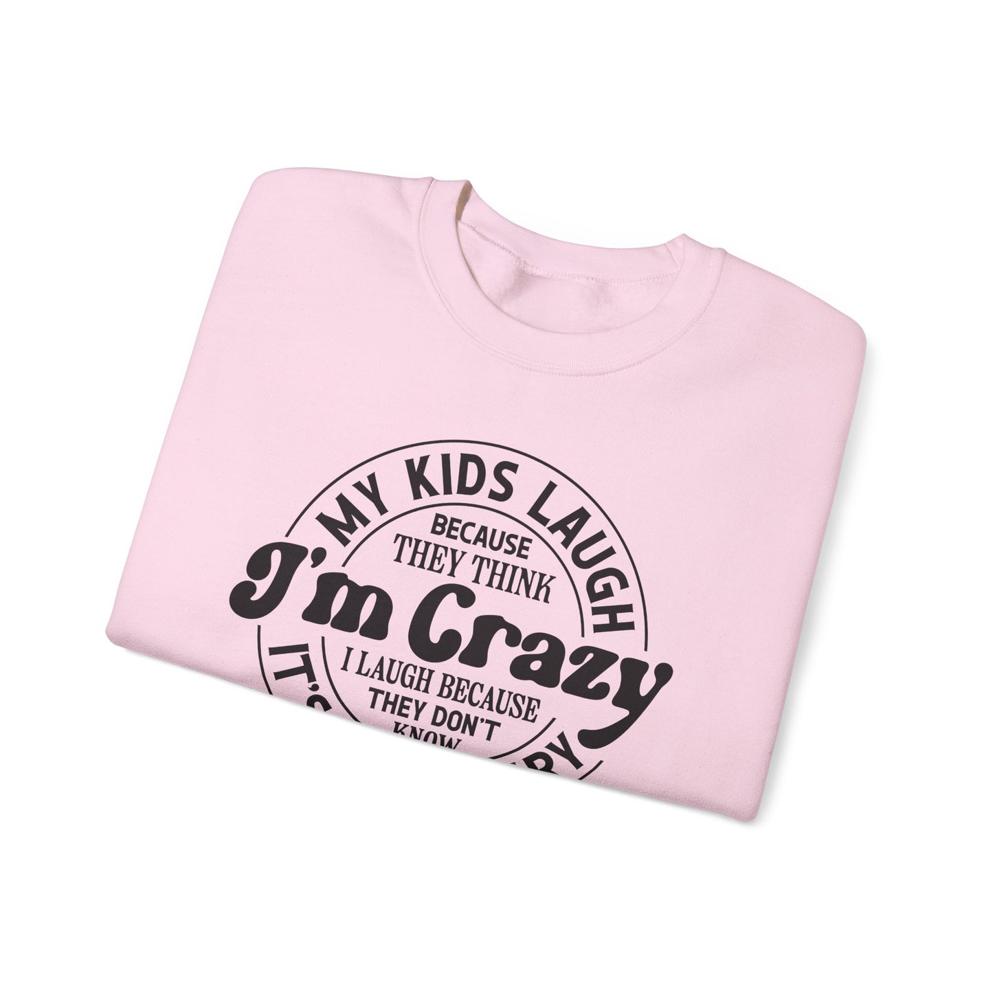 Crazy Runs in the Family Crewneck Sweatshirt