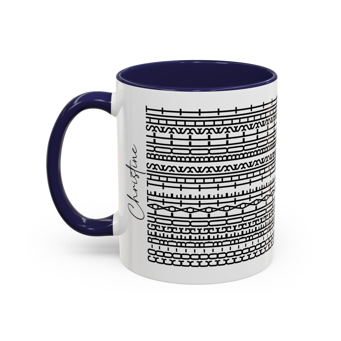 Co-Regulate This Bullsh*t – Hidden Message Mug (Black Text)
