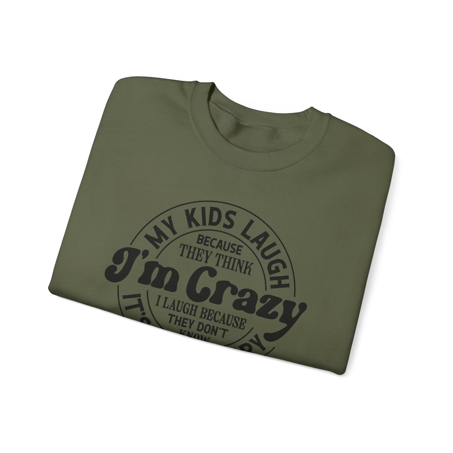 Crazy Runs in the Family Crewneck Sweatshirt