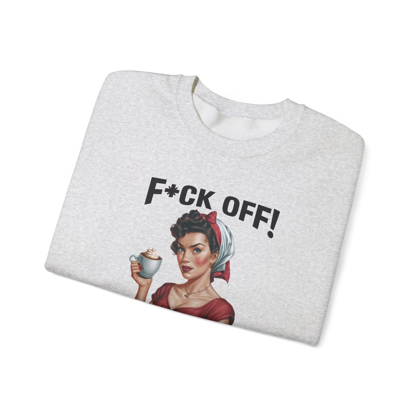 Back Off It’s Bean Time Crewneck Sweatshirt