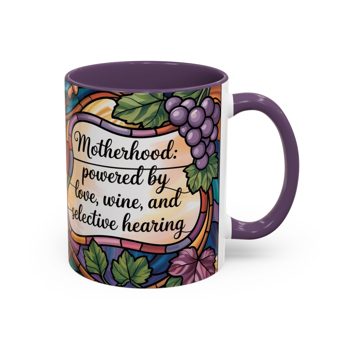 Personalized Mom Wine Coffee Mug