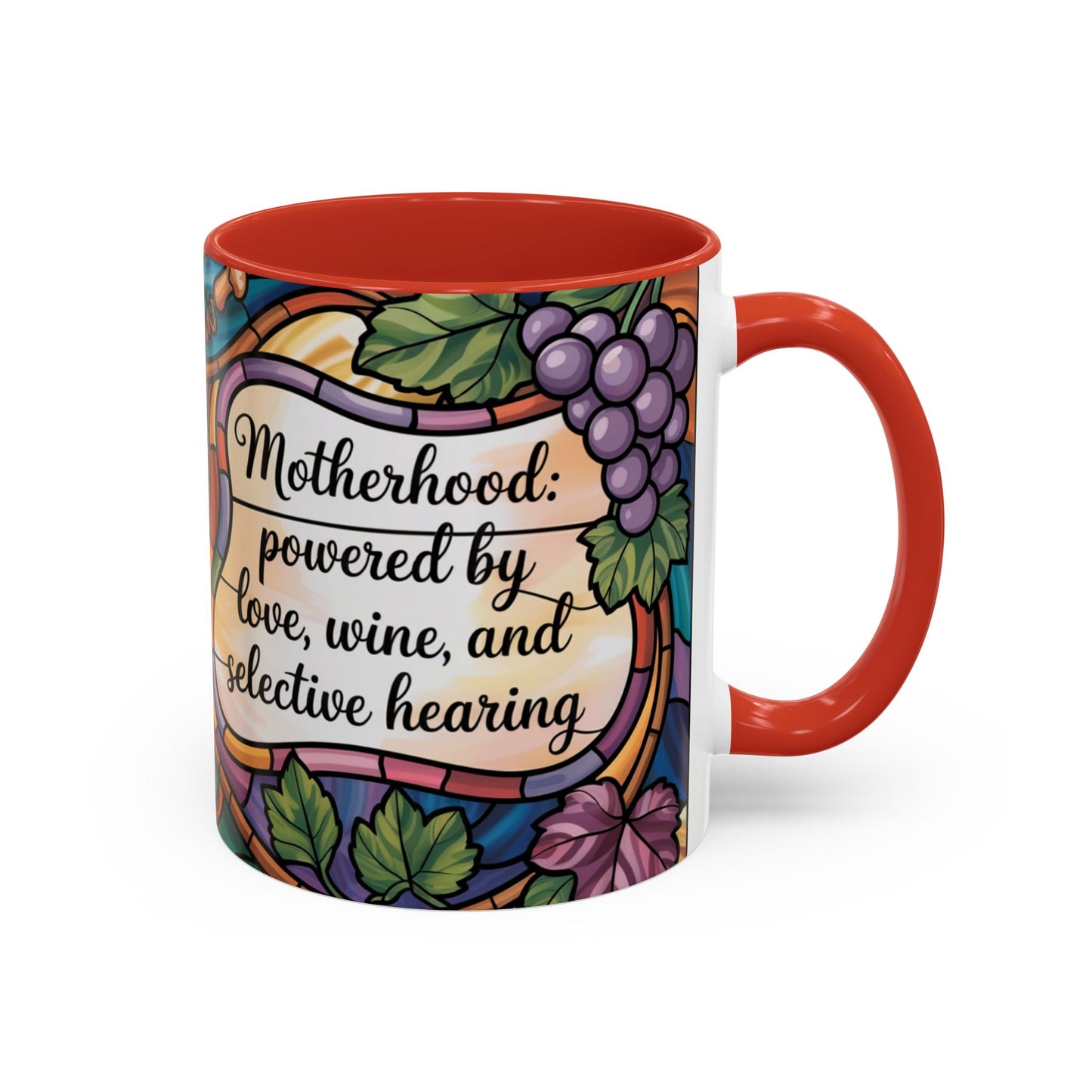 Personalized Mom Wine Coffee Mug