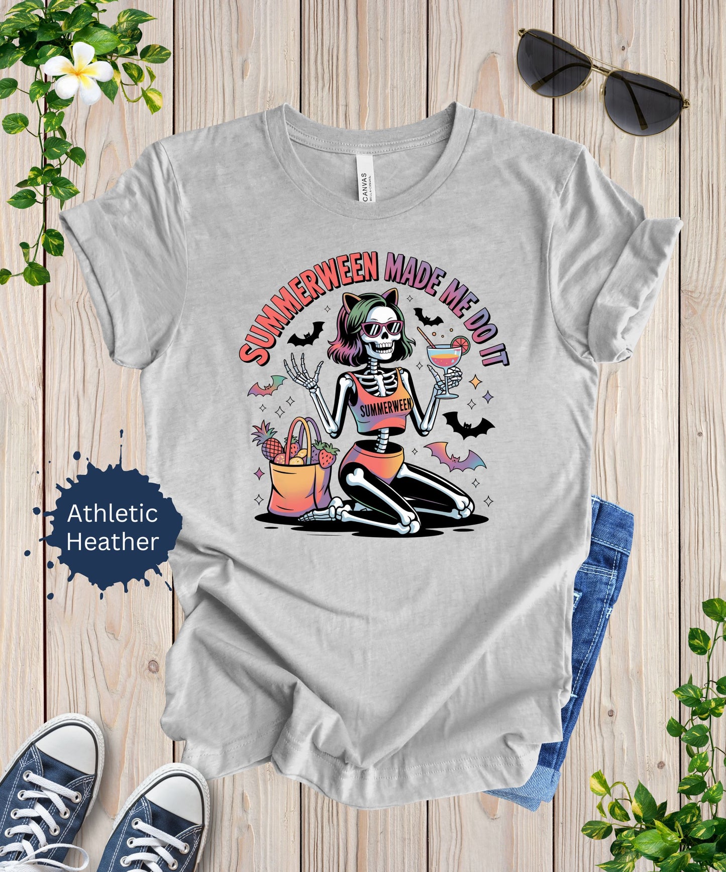 Summerween Rebel Skeleton T-Shirt