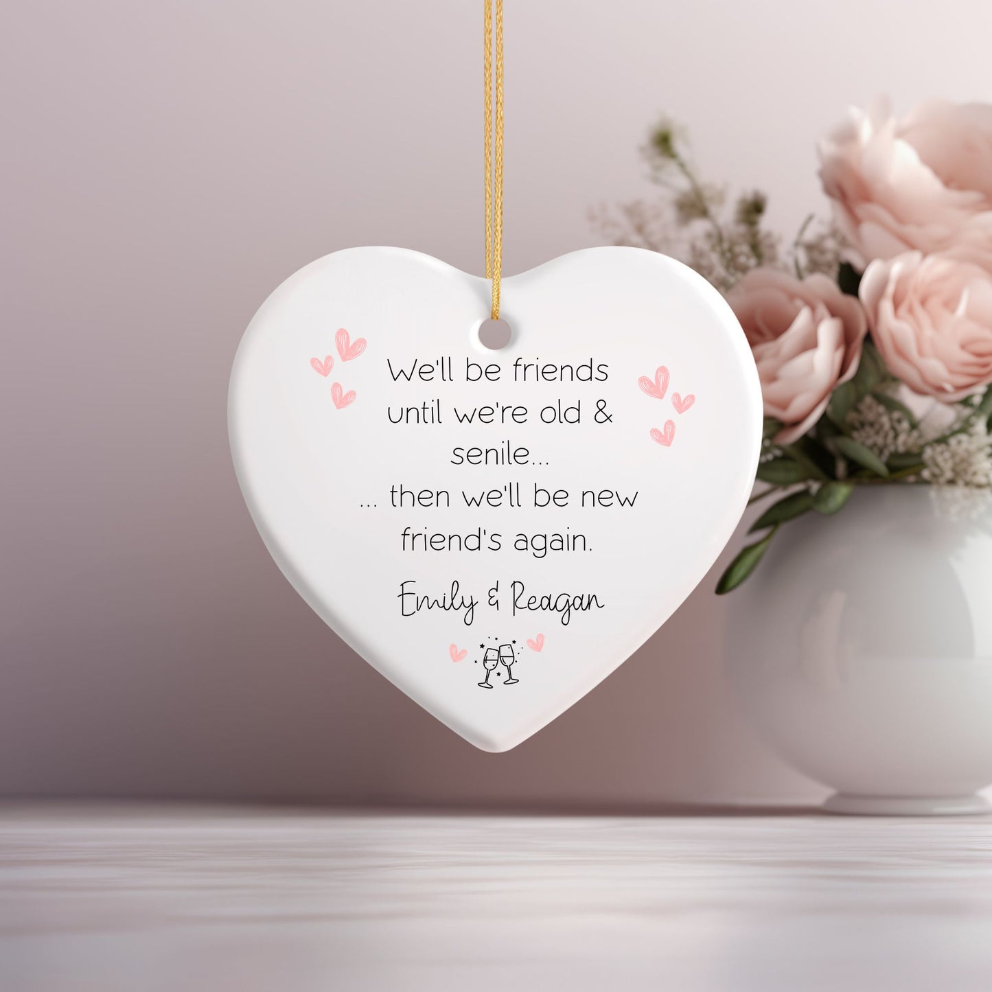 Forever Friends Ceramic Ornament