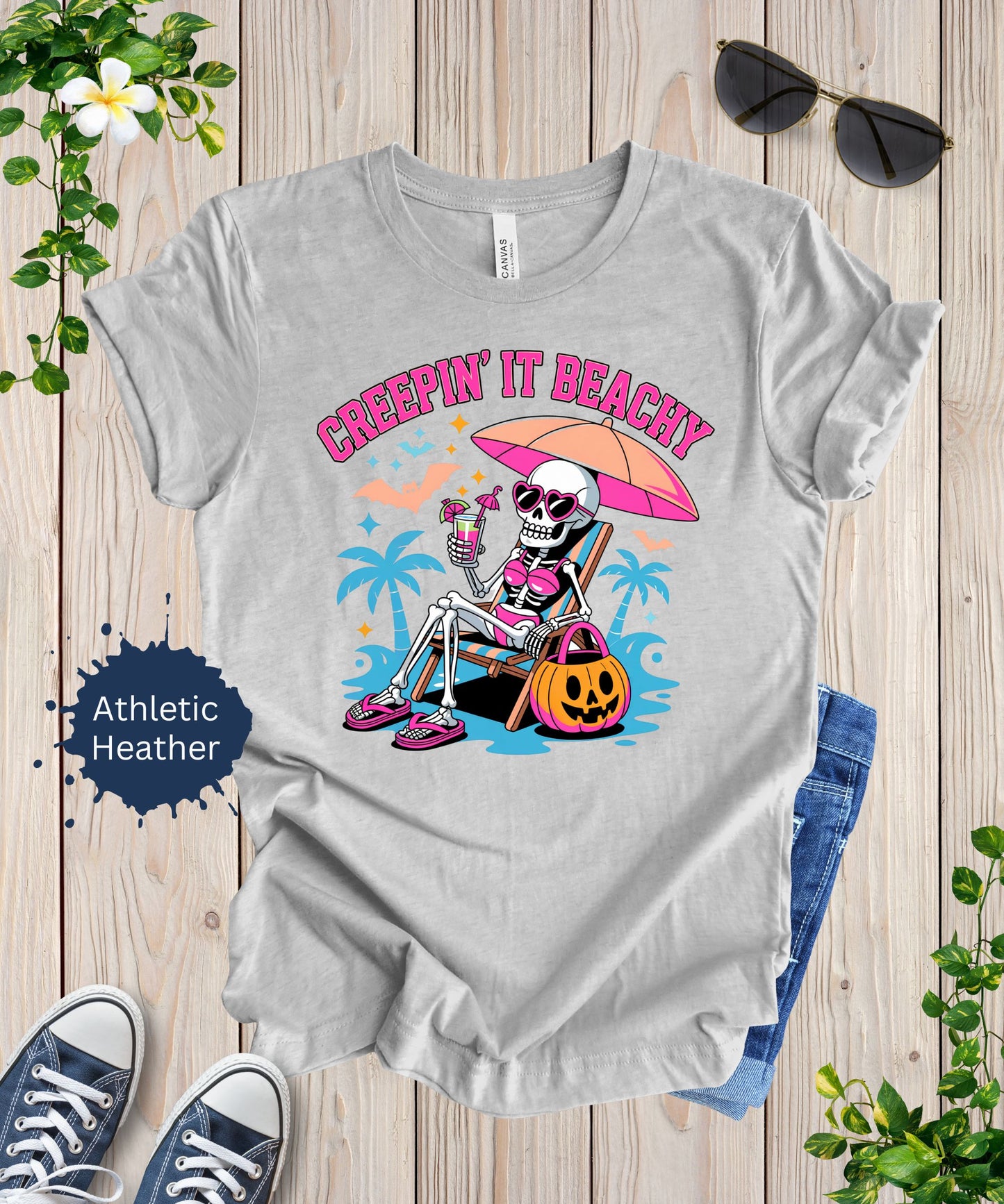 Creepin’ It Beachy Skeleton Tee