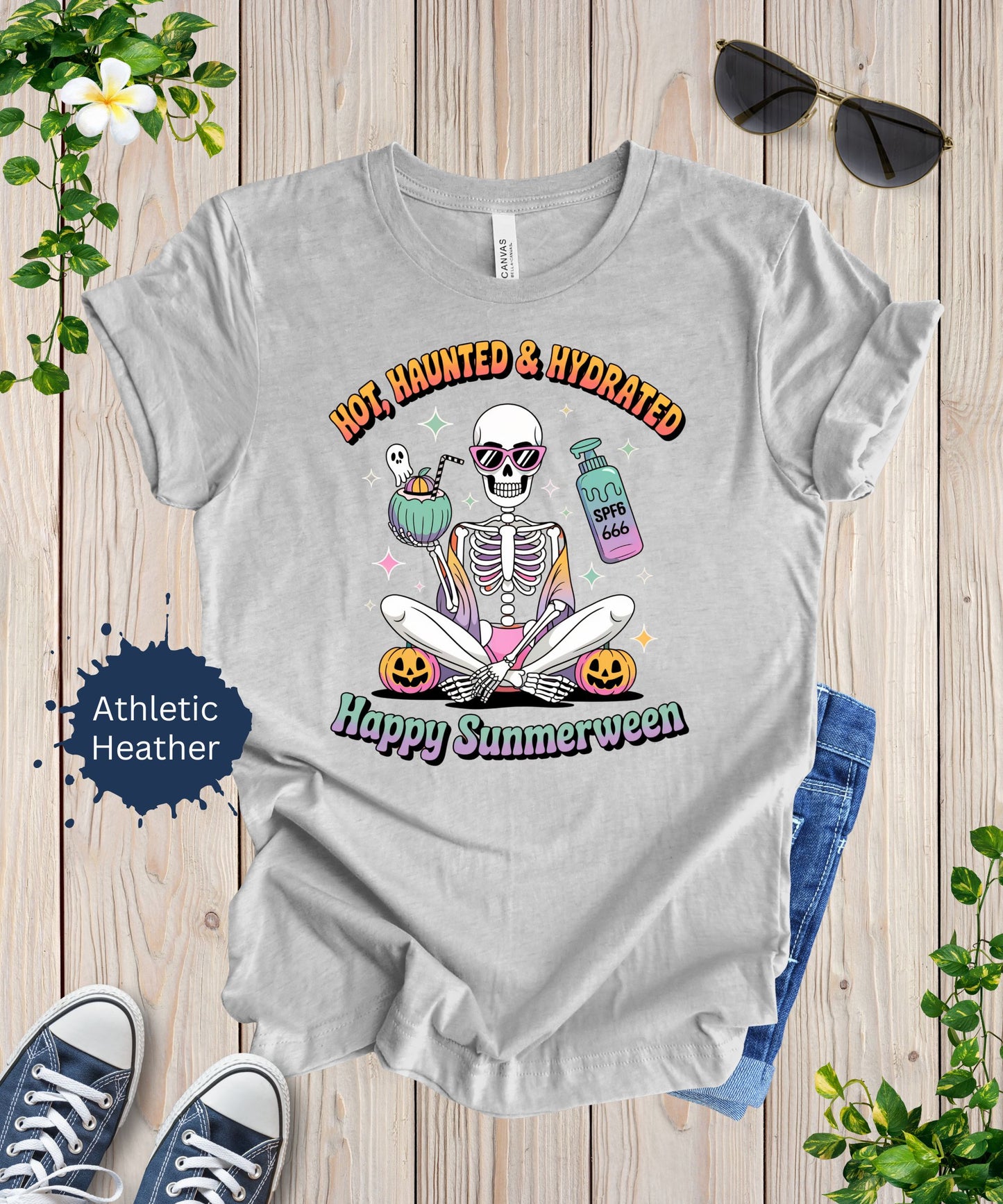 Hot, Haunted and Hydrated Summerween Shirt