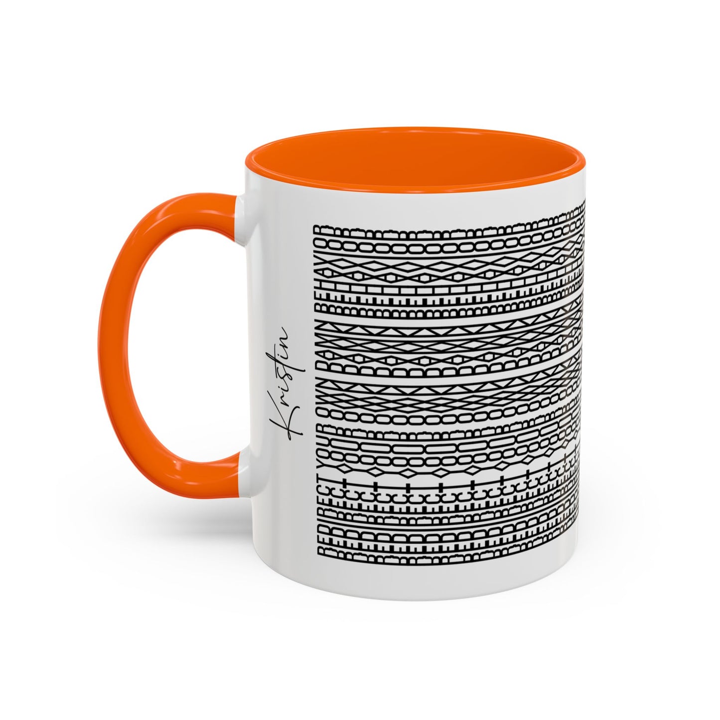 Redirect Your Own Damn Behavior – Hidden Message Mug (Black Text)