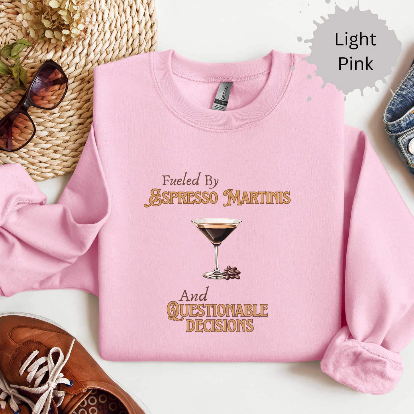 Questionable Decisions and Espresso Martinis Crewneck Sweatshirt