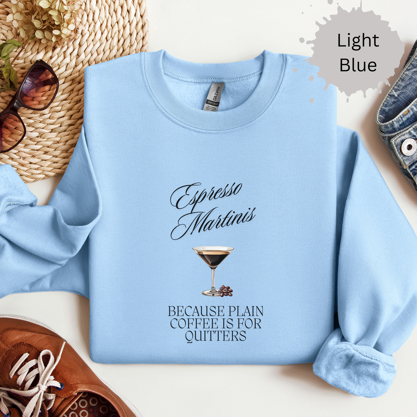 Coffee is for Quitters Crewneck Sweatshirt