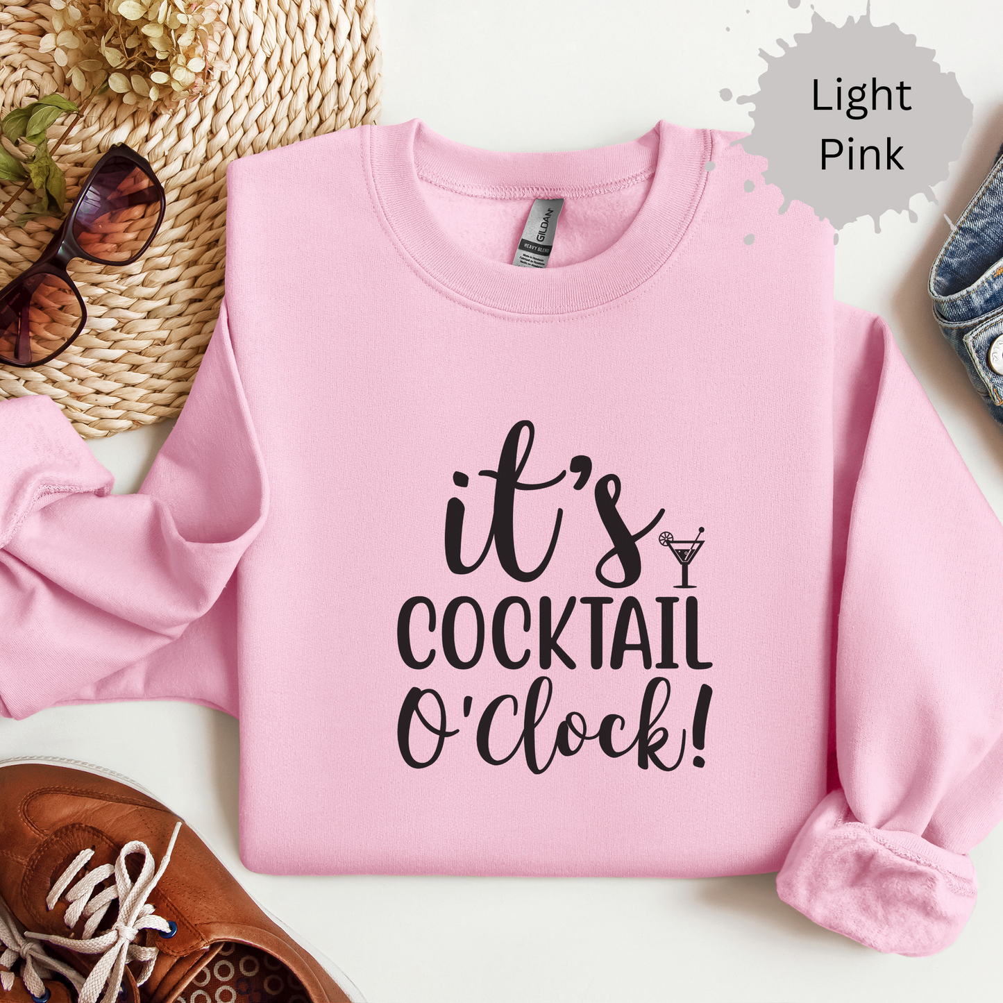 Time for Cocktails Crewneck Sweatshirt