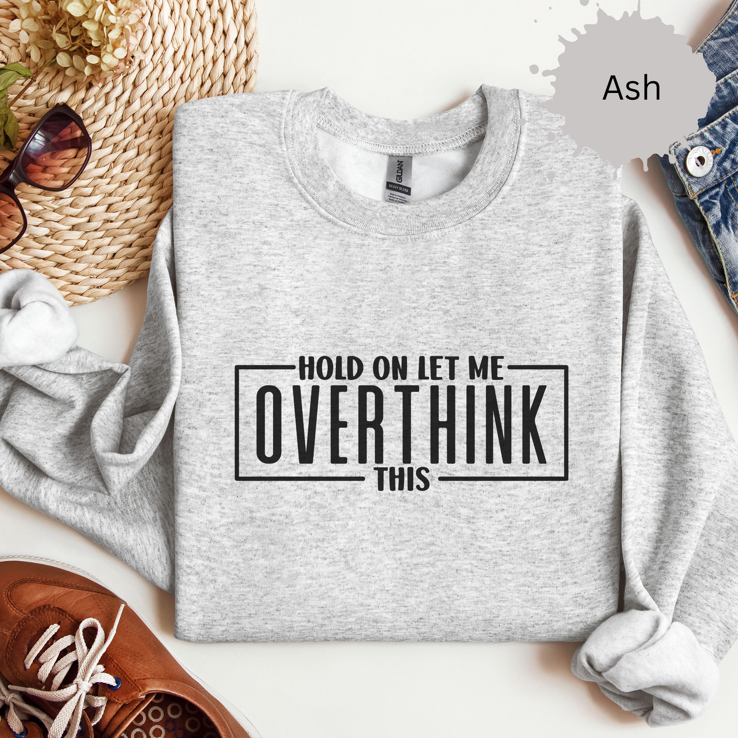 Overthinker On The Loose Crewneck Sweatshirt