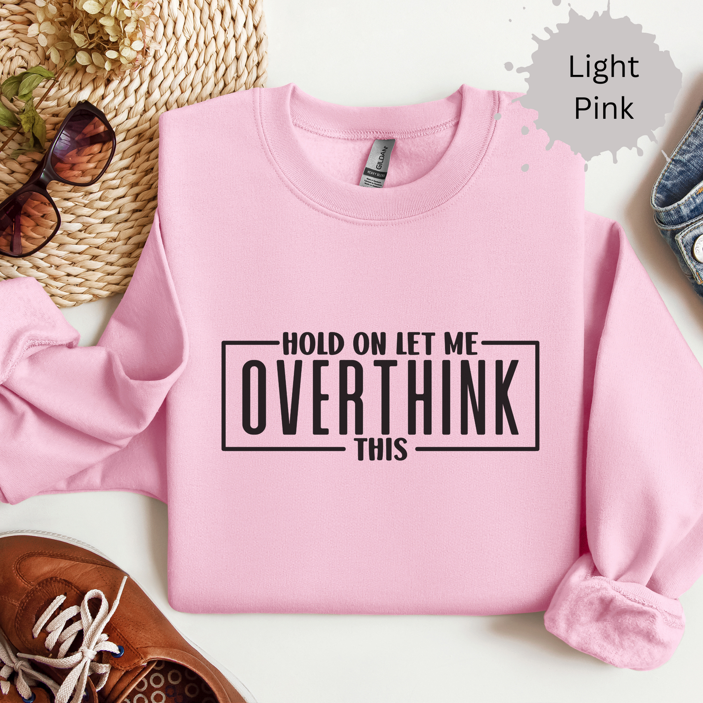 Overthinker On The Loose Crewneck Sweatshirt