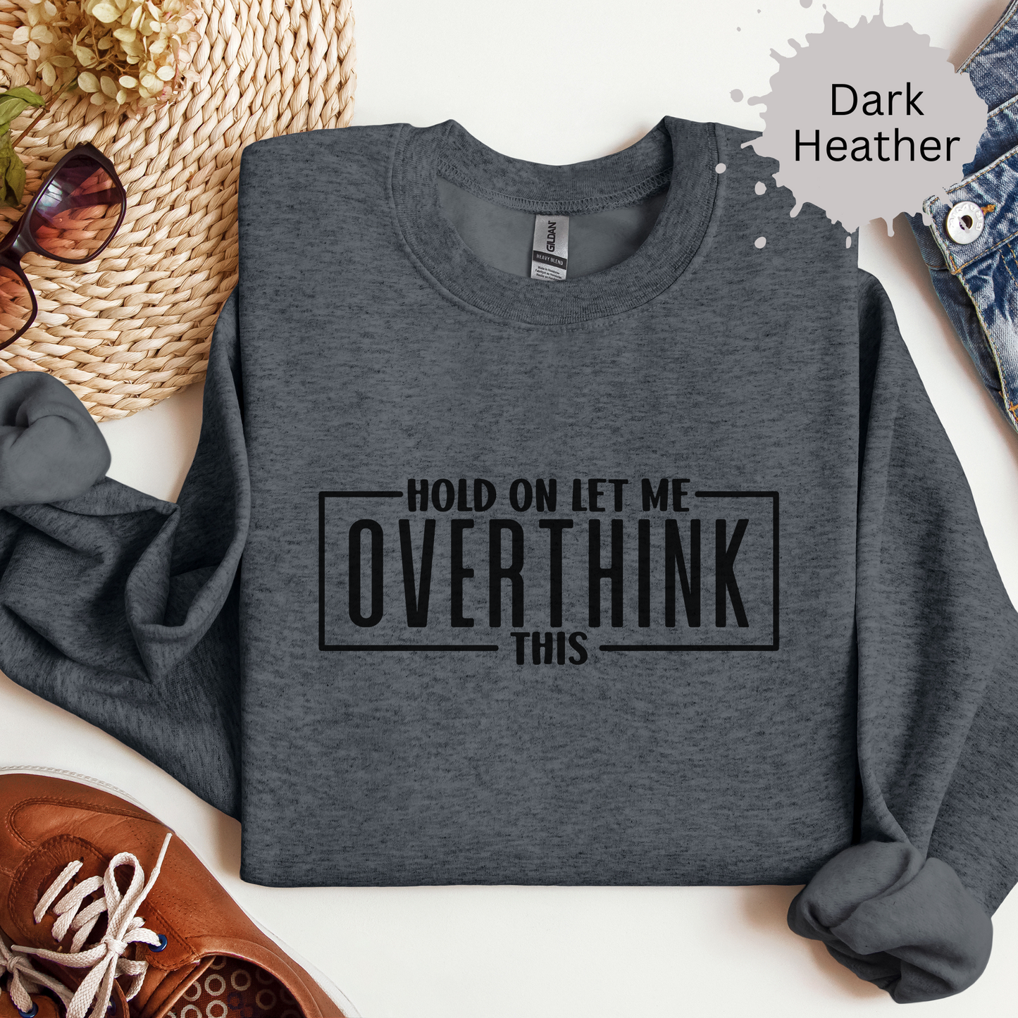 Overthinker On The Loose Crewneck Sweatshirt