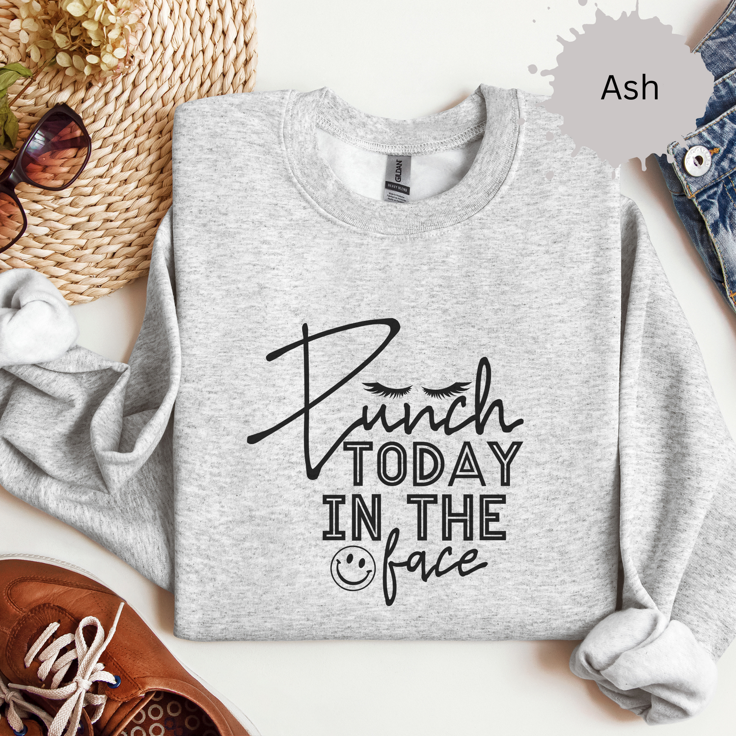 Aggressive is the Day Crewneck Sweatshirt