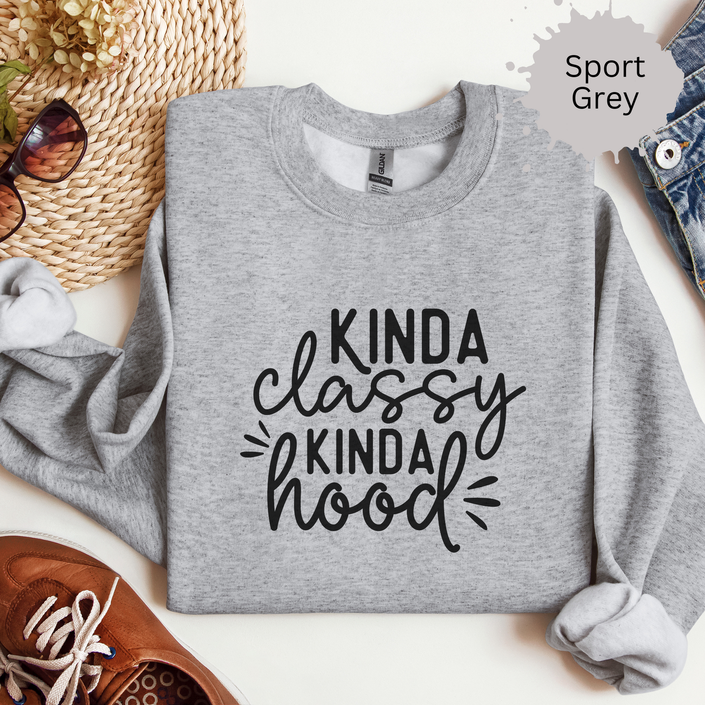 A Little Class A Little Sass Crewneck Sweatshirt