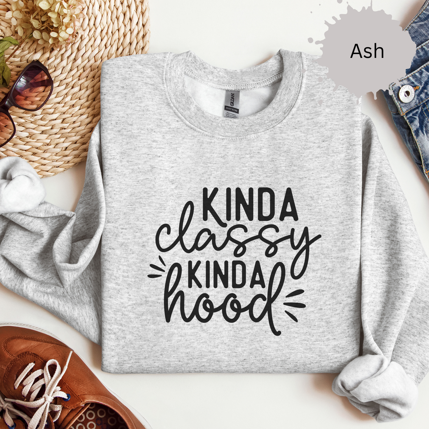 A Little Class A Little Sass Crewneck Sweatshirt