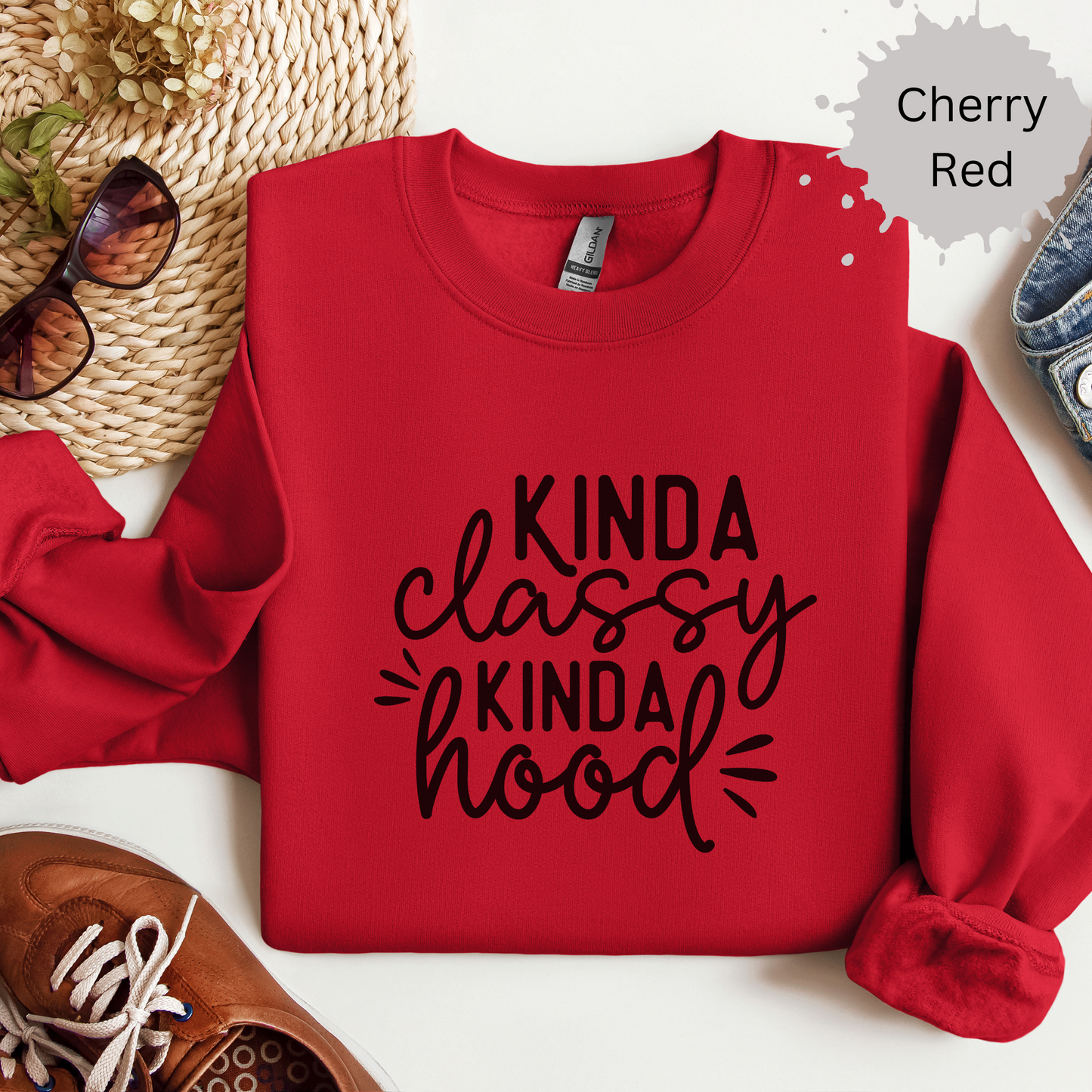 A Little Class A Little Sass Crewneck Sweatshirt