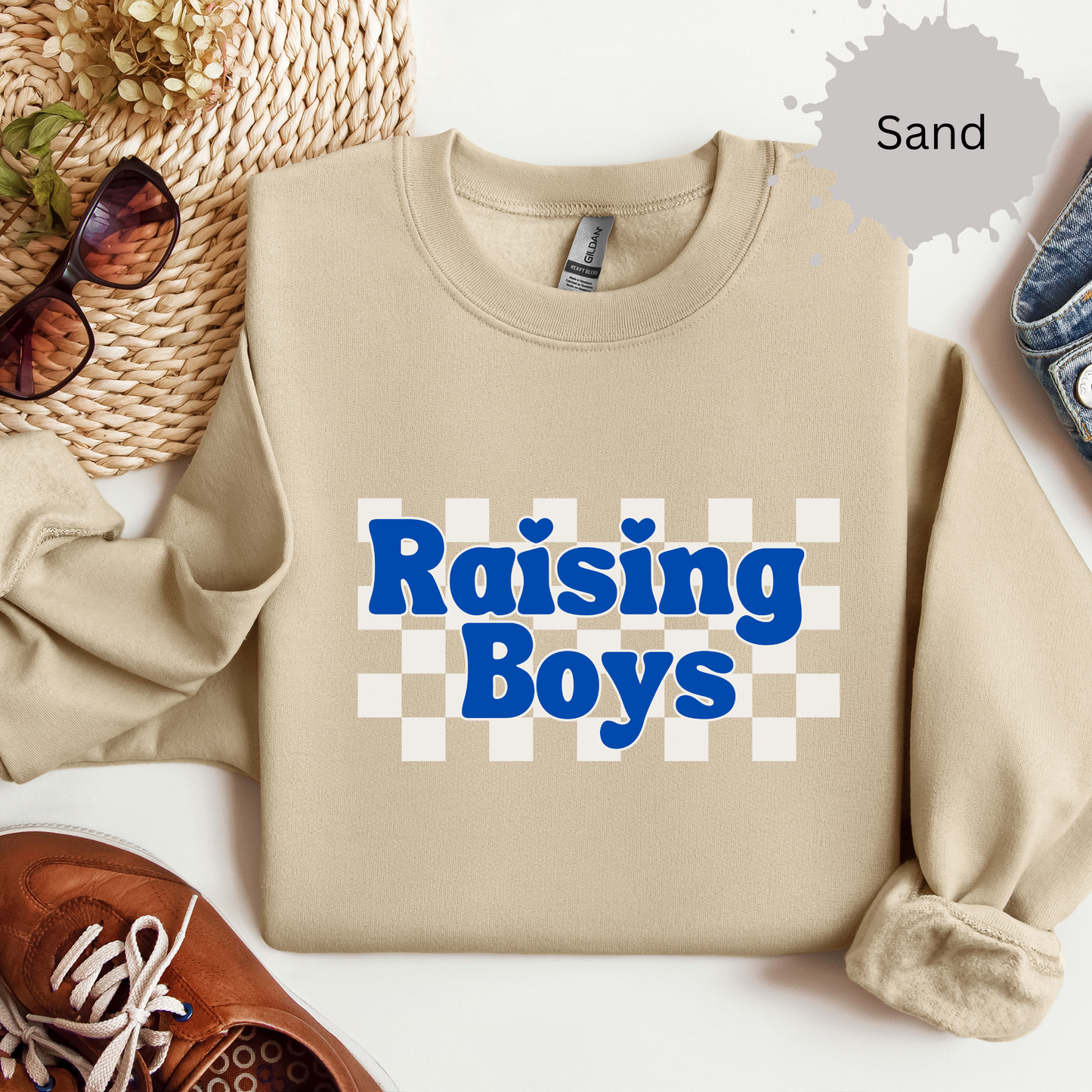 Raising Boys Crewneck Sweatshirt