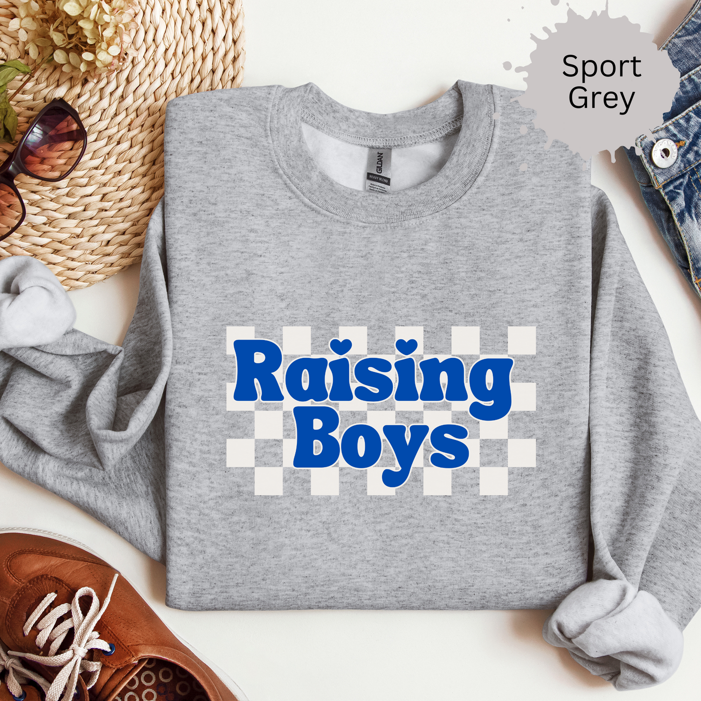 Raising Boys Crewneck Sweatshirt