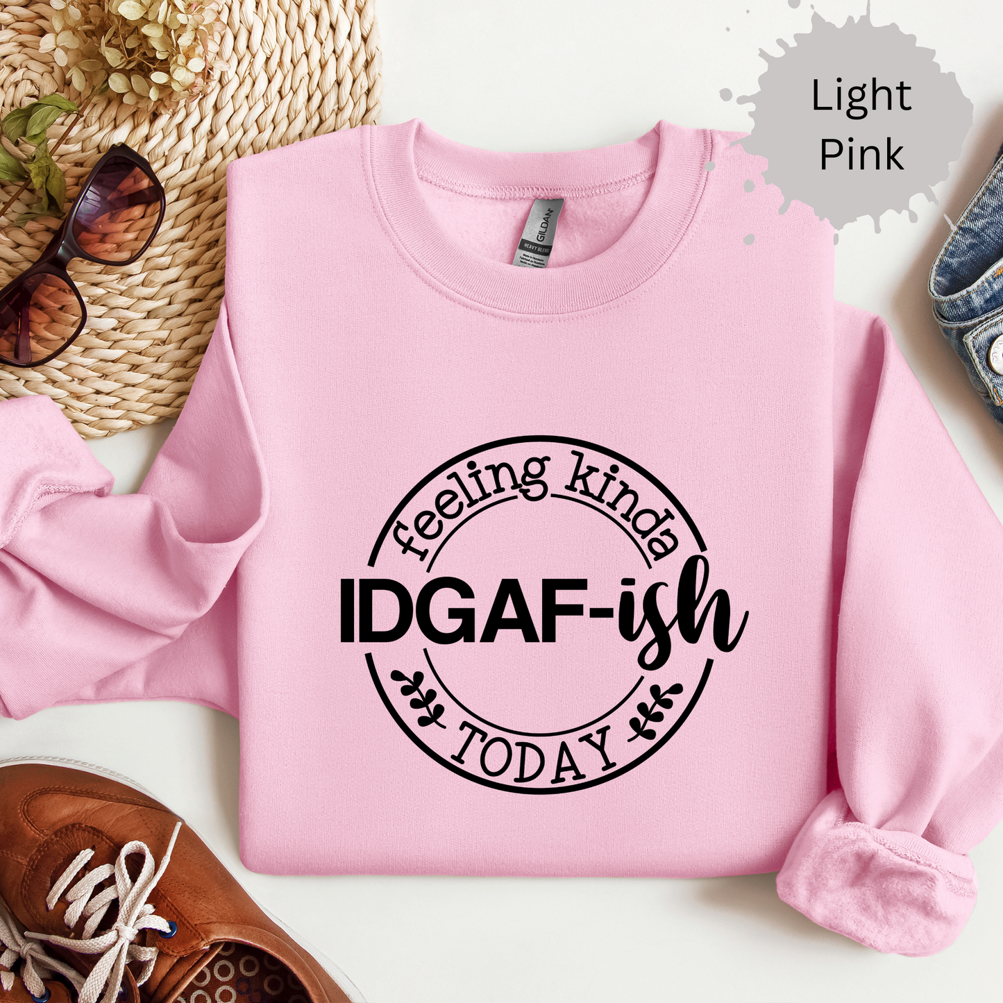 Feeling IDGAFish Today Crewneck Sweatshirt