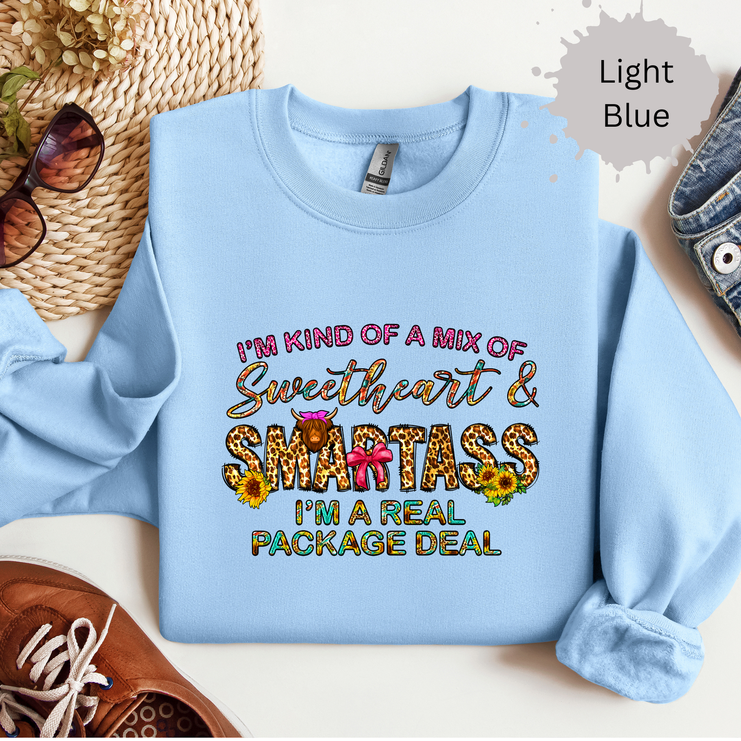 Sweet Smartass Crewneck Sweatshirt