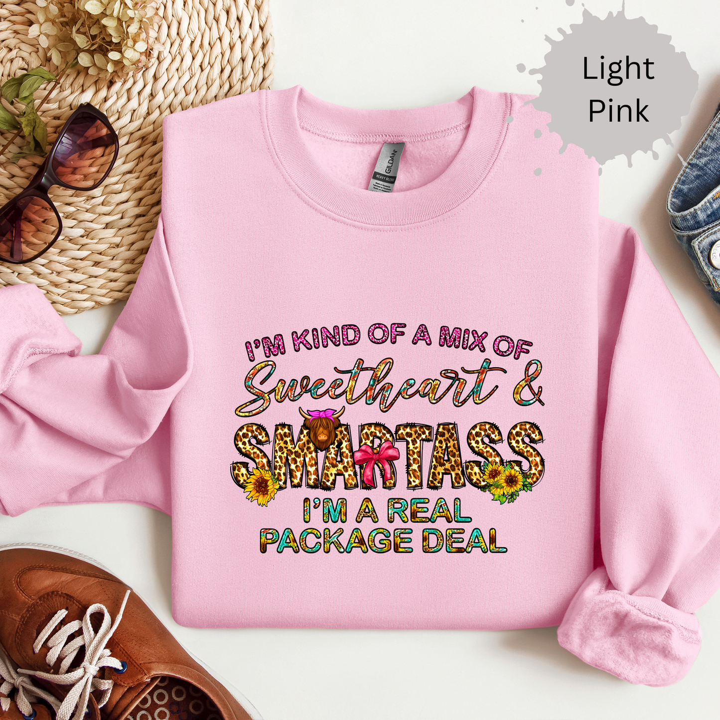 Sweet Smartass Crewneck Sweatshirt