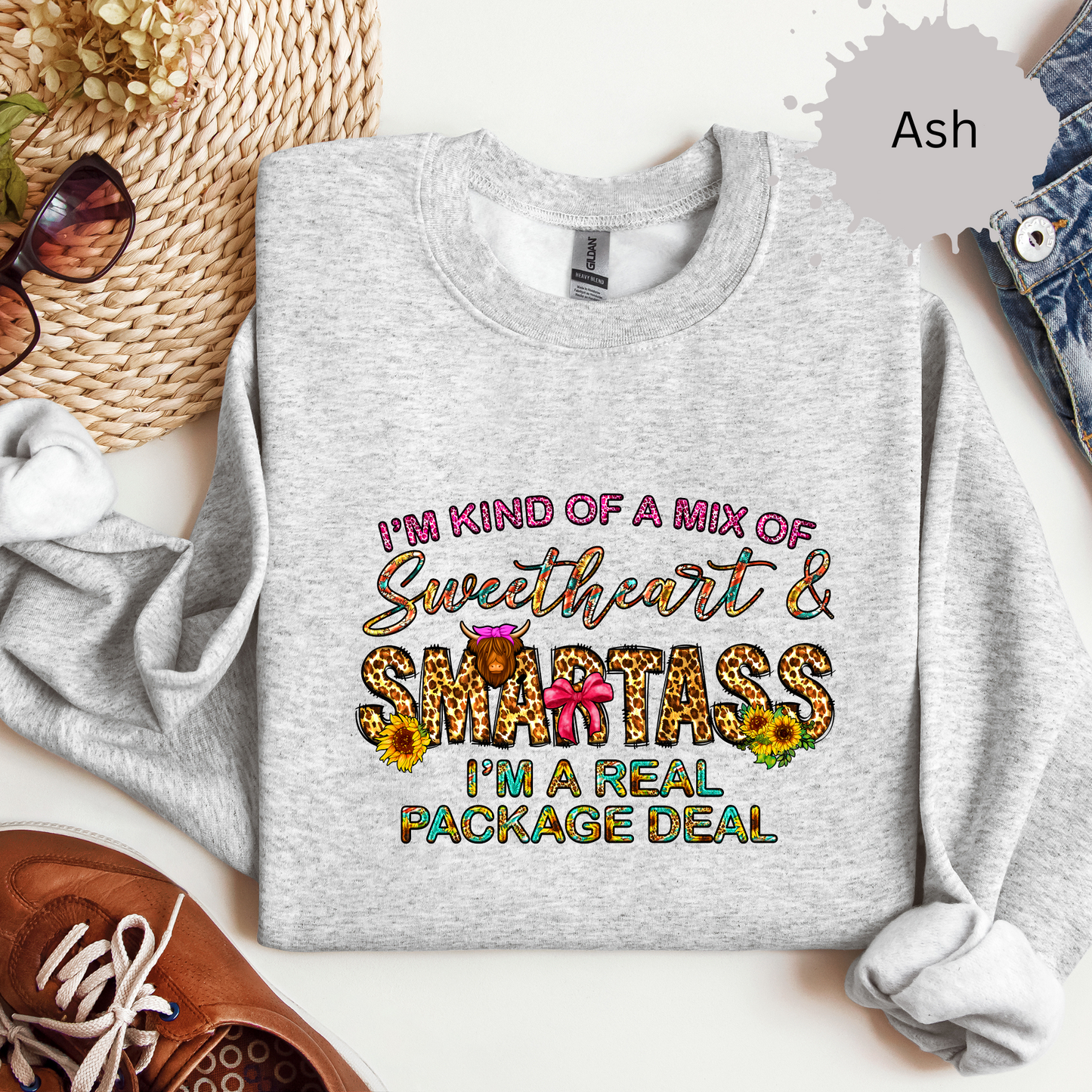 Sweet Smartass Crewneck Sweatshirt