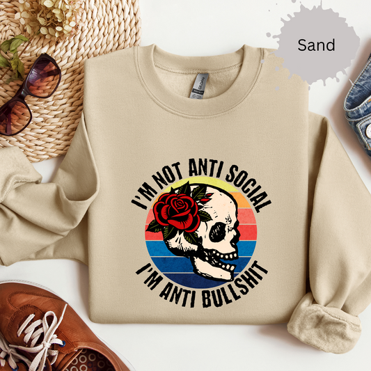 Anti Bullshit Crewneck Sweatshirt