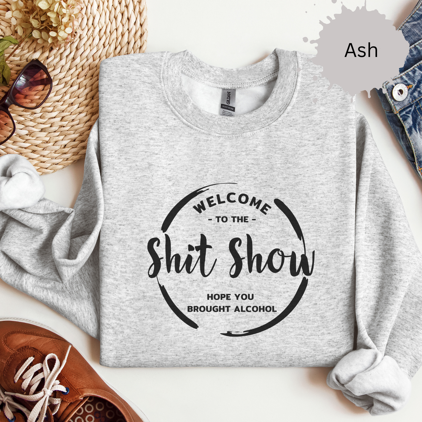 Shit Show Supervisor Crewneck Sweatshirt