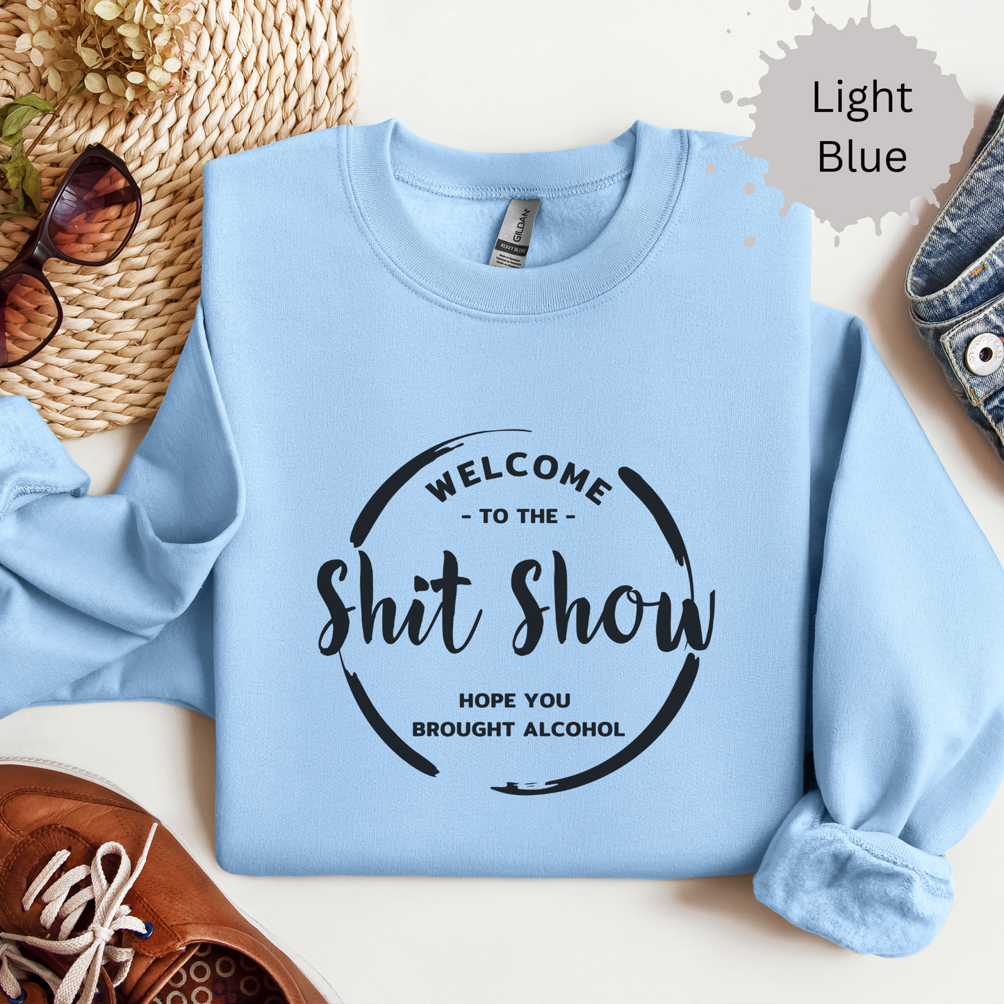 Shit Show Supervisor Crewneck Sweatshirt