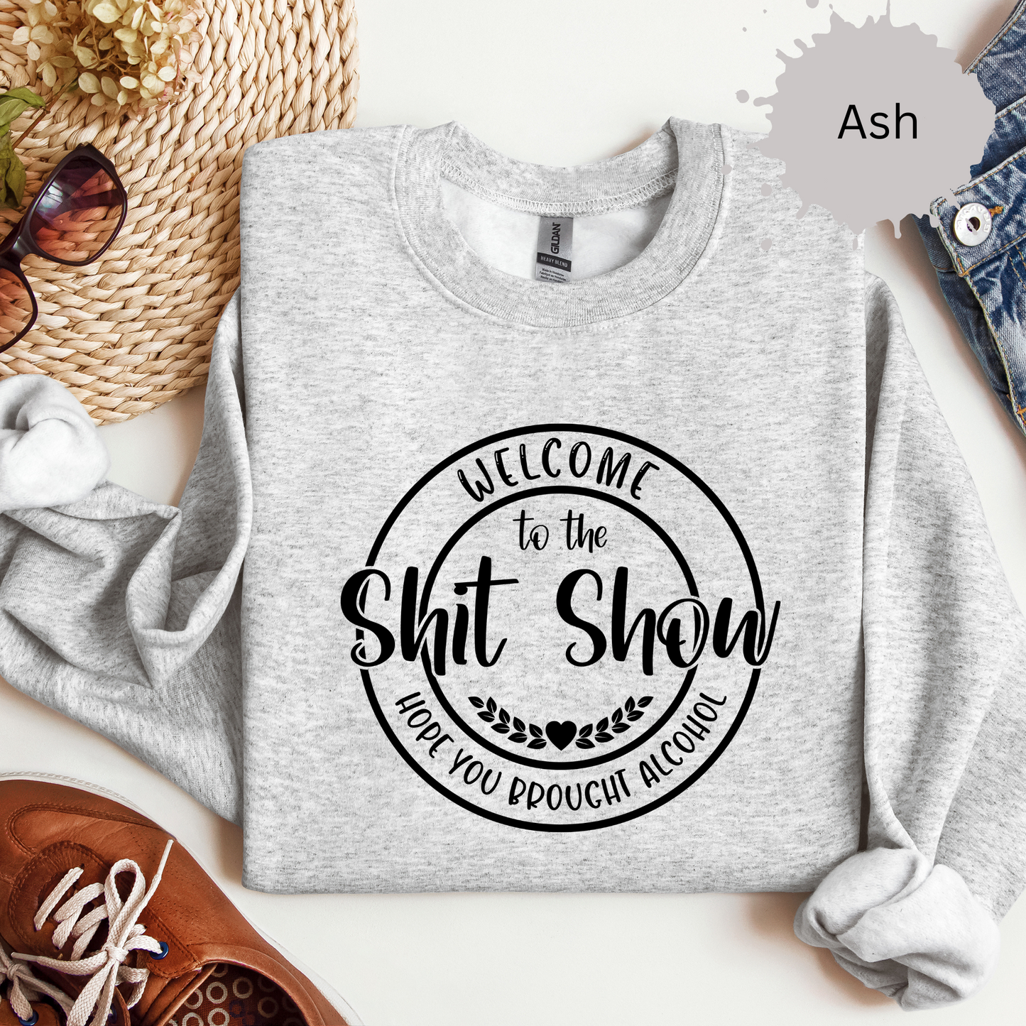 Shit Show Leader Crewneck Sweatshirt