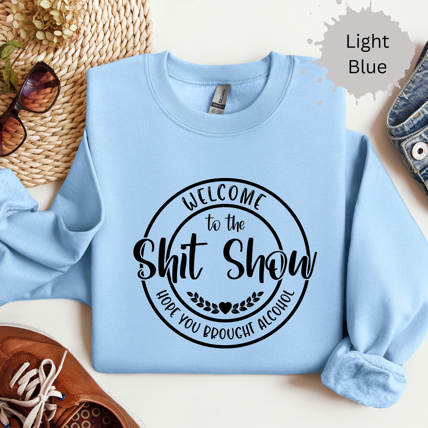 Shit Show Leader Crewneck Sweatshirt