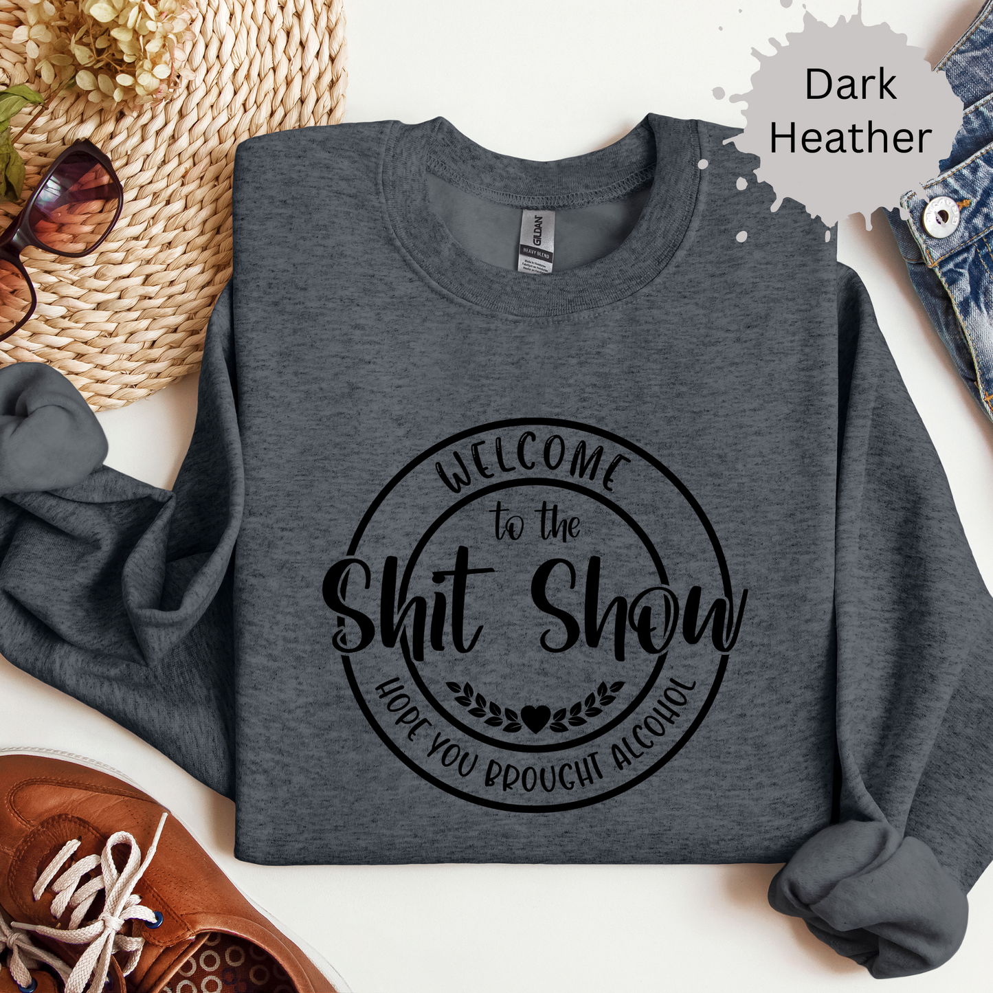 Shit Show Leader Crewneck Sweatshirt