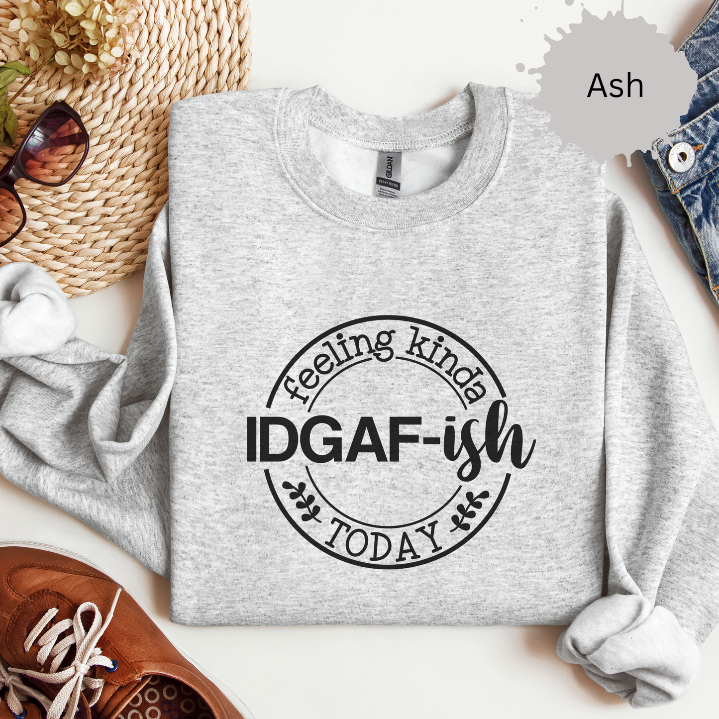 Feeling IDGAFish Today Crewneck Sweatshirt