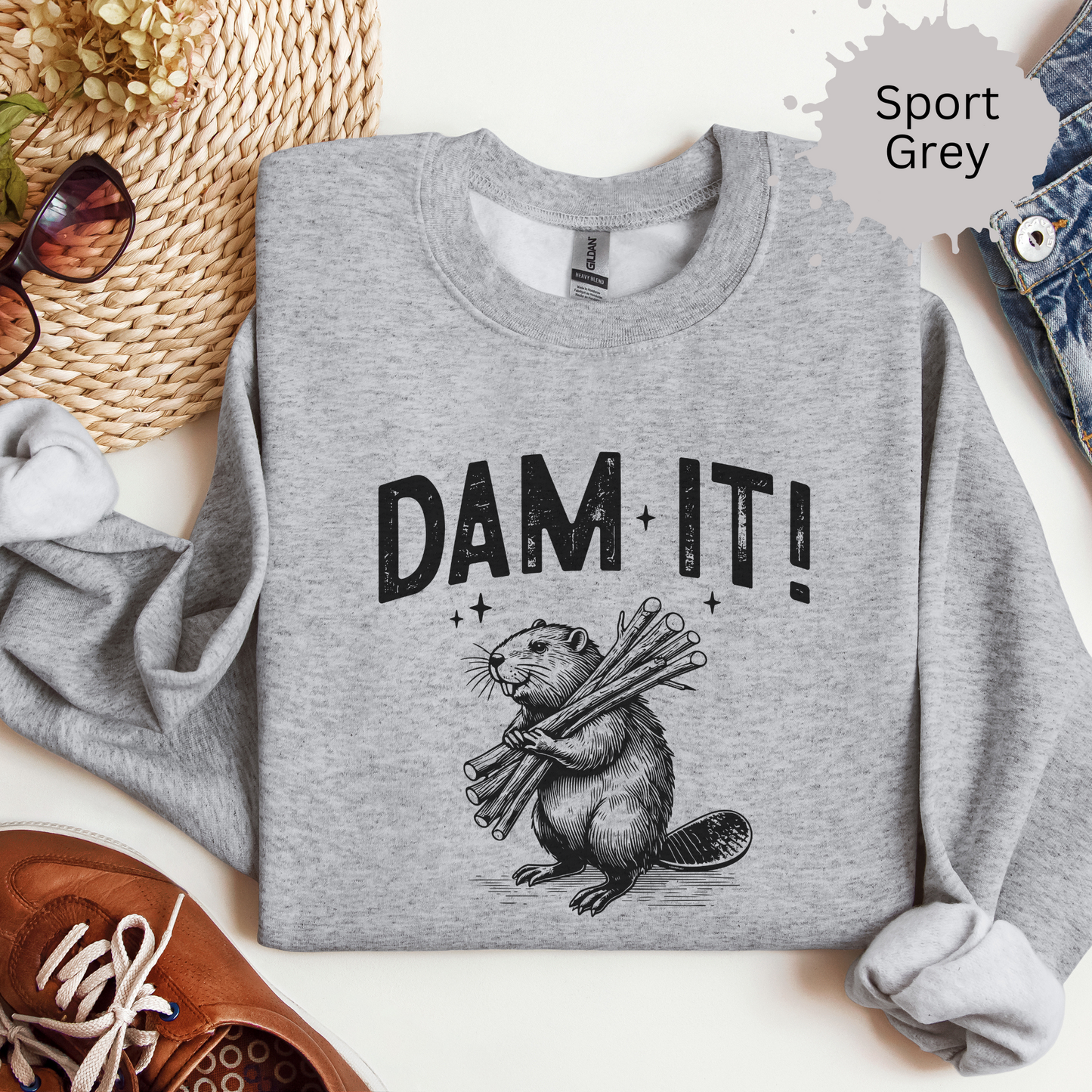 Dam It Crewneck Sweatshirt