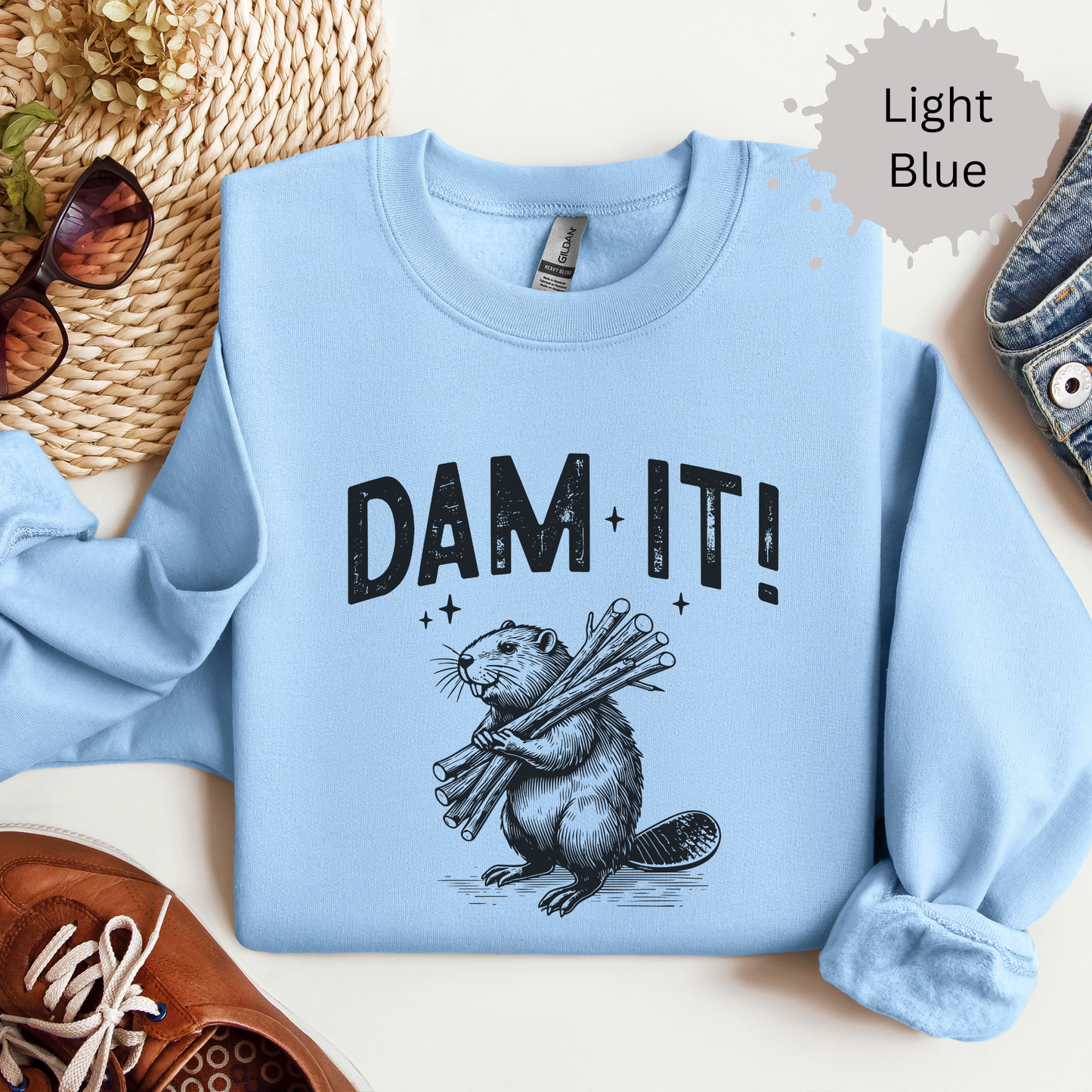 Dam It Crewneck Sweatshirt