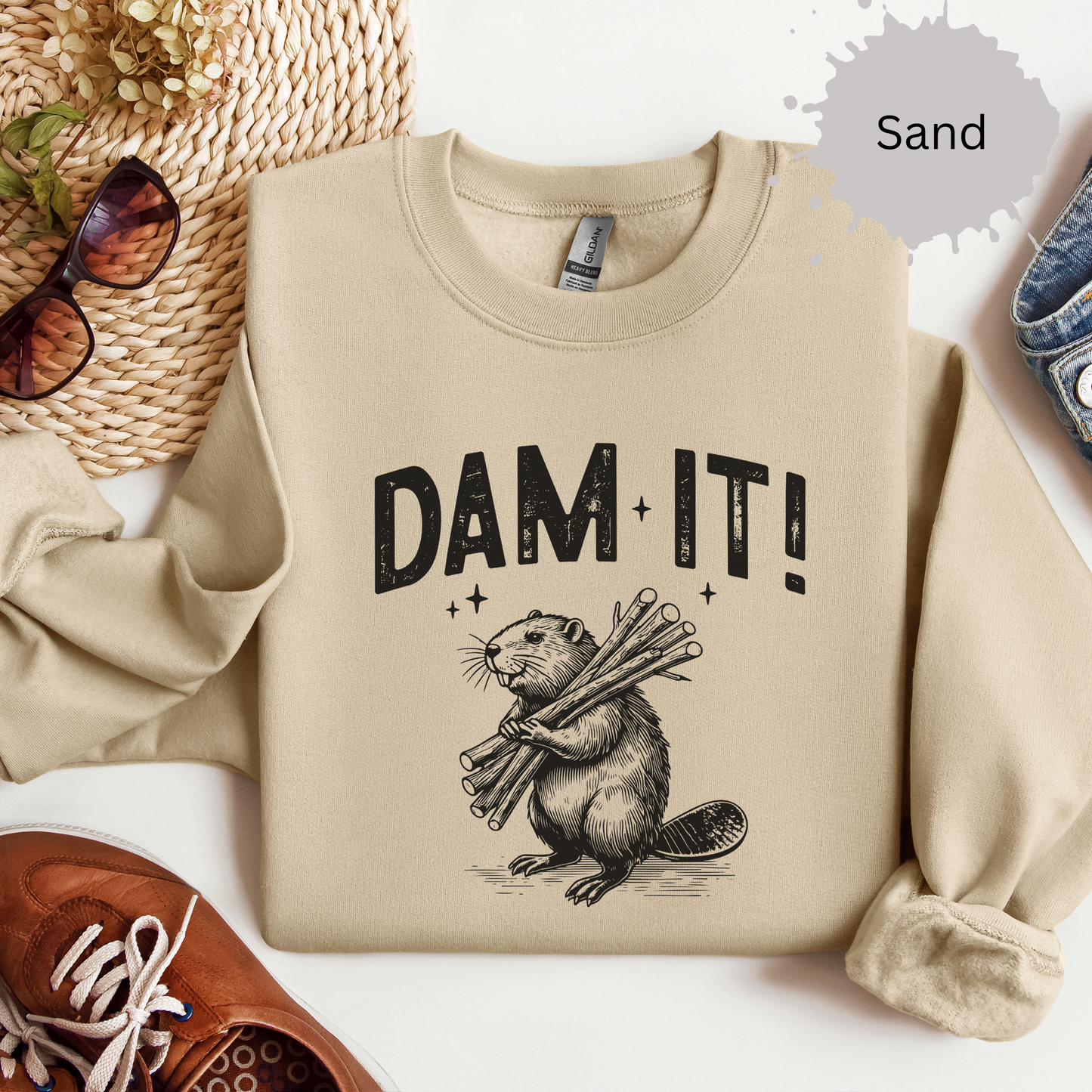 Dam It Crewneck Sweatshirt