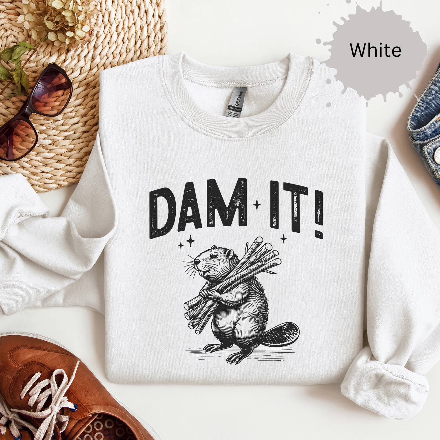 Dam It Crewneck Sweatshirt