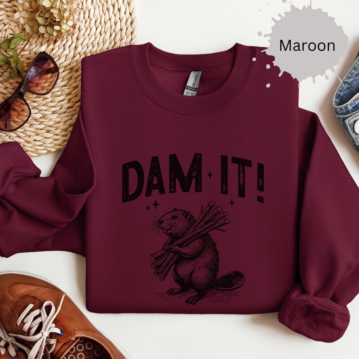 Dam It Crewneck Sweatshirt