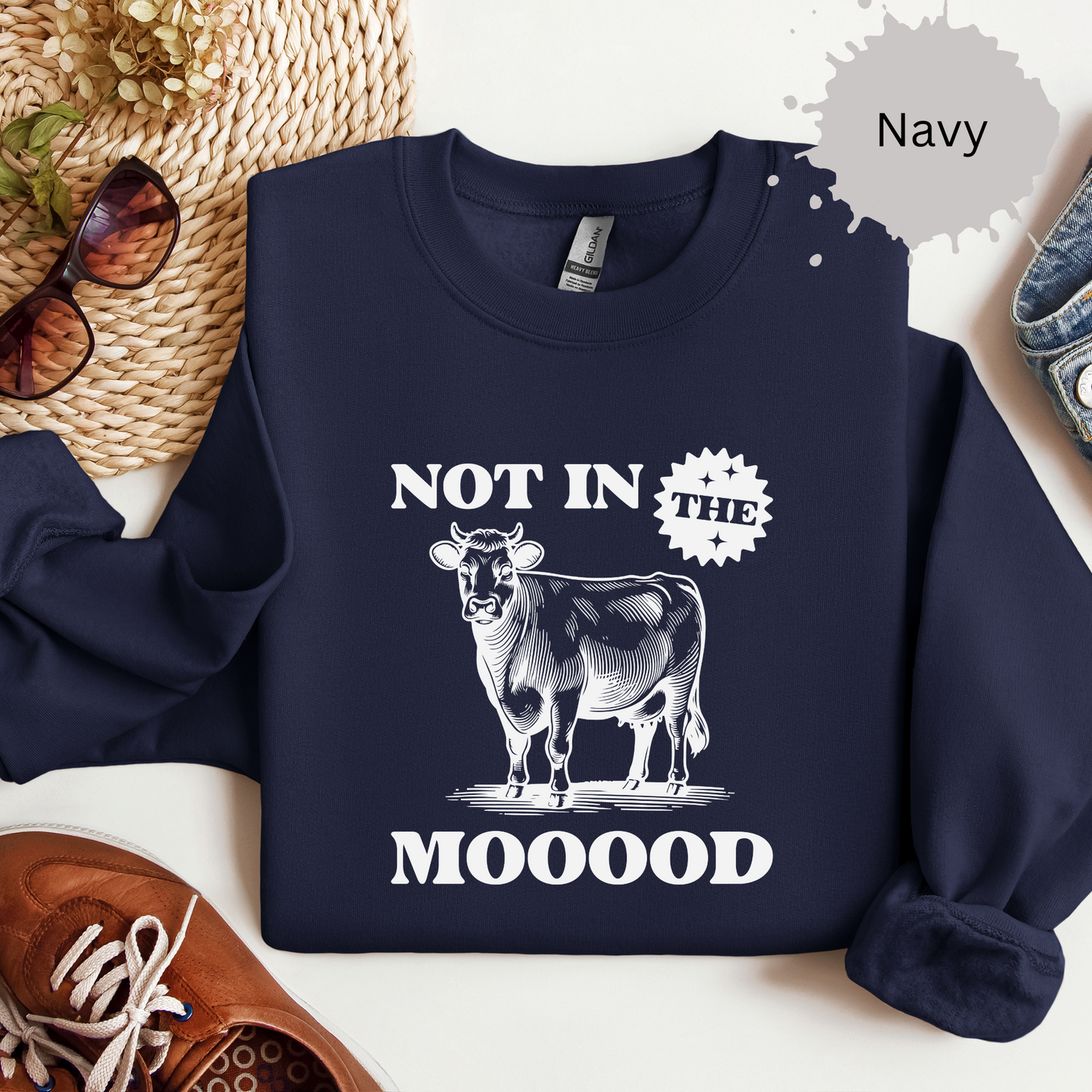 Not in the Mood Crewneck Sweatshirt