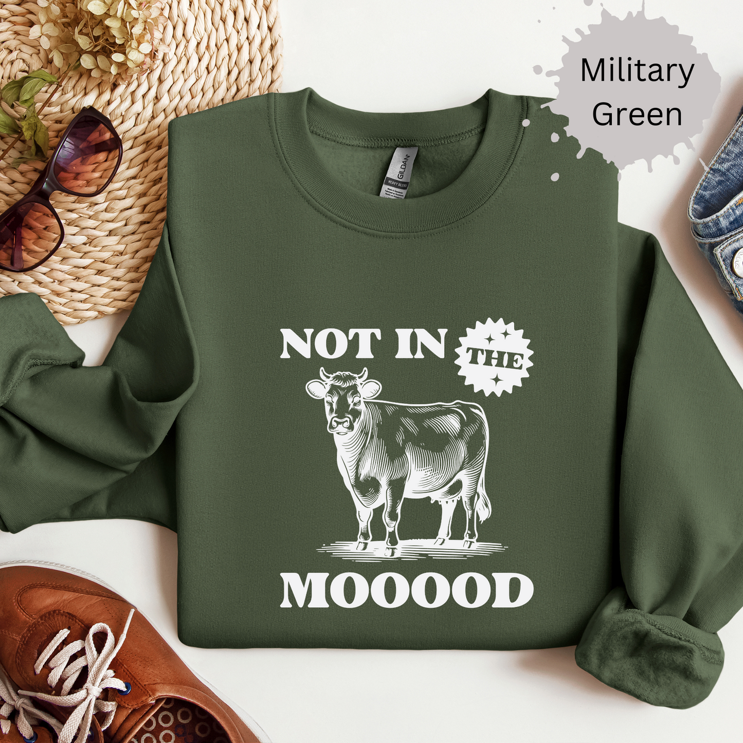 Not in the Mood Crewneck Sweatshirt