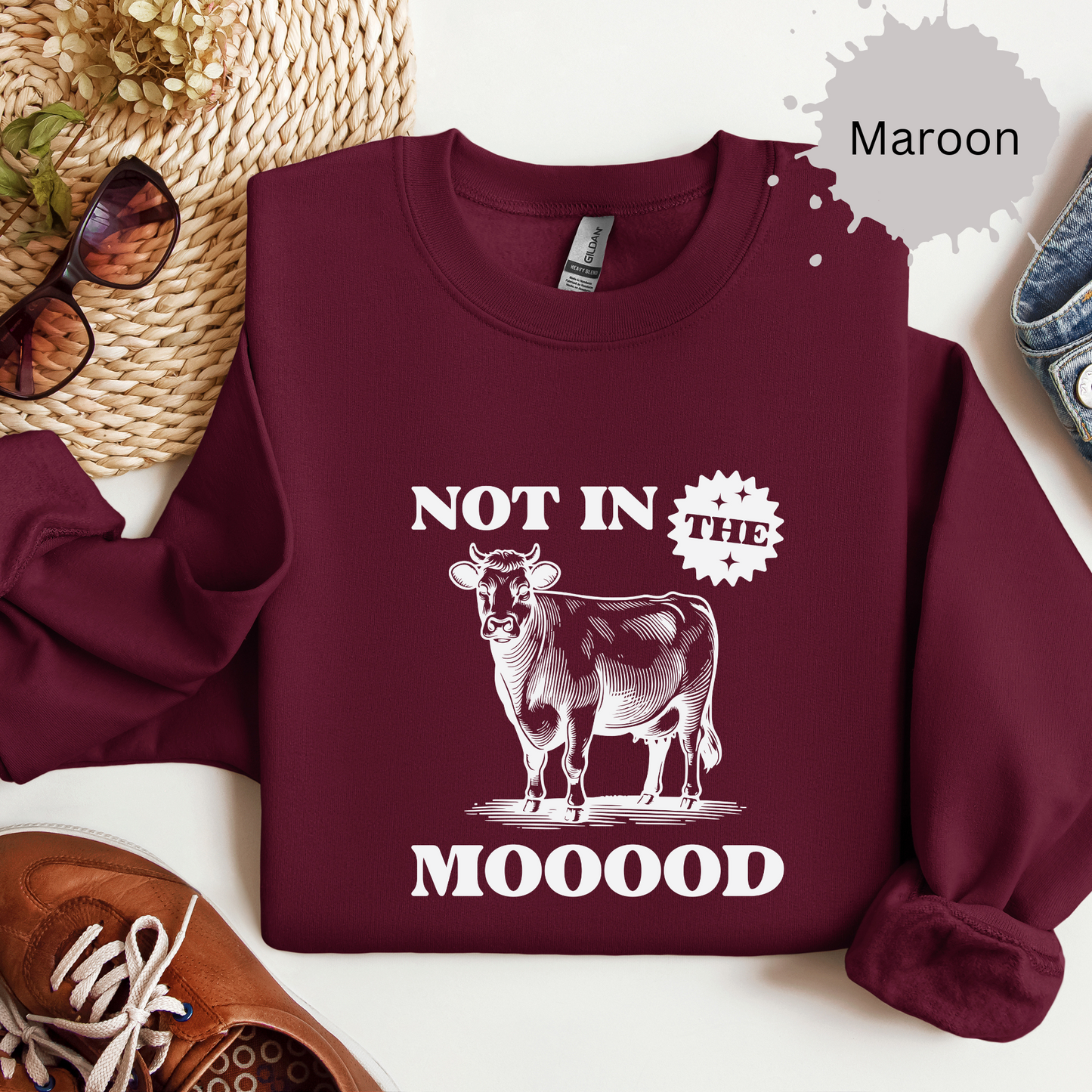 Not in the Mood Crewneck Sweatshirt