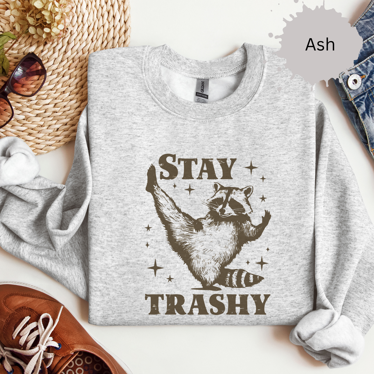 Trashy Vibe Crewneck Sweatshirt