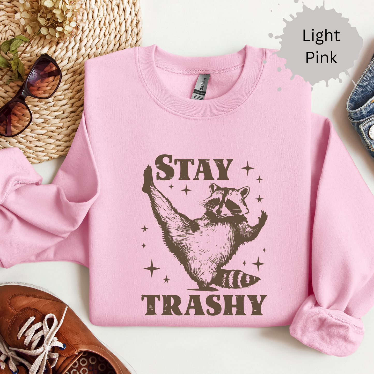 Trashy Vibe Crewneck Sweatshirt